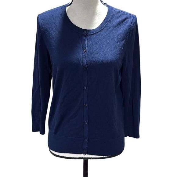 Halogen Deep Knit Cardigan Sweater - Picture 1 of 4